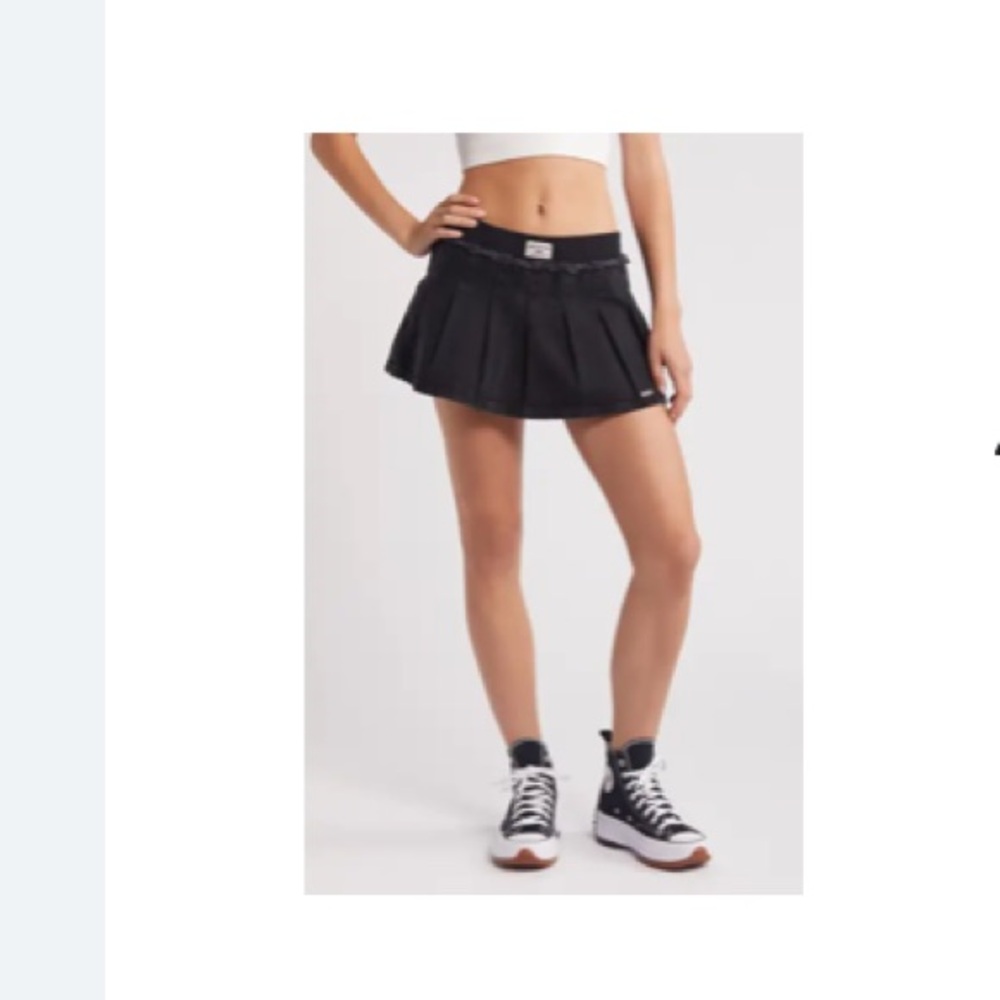 BDG Charcoal Denim Skirt